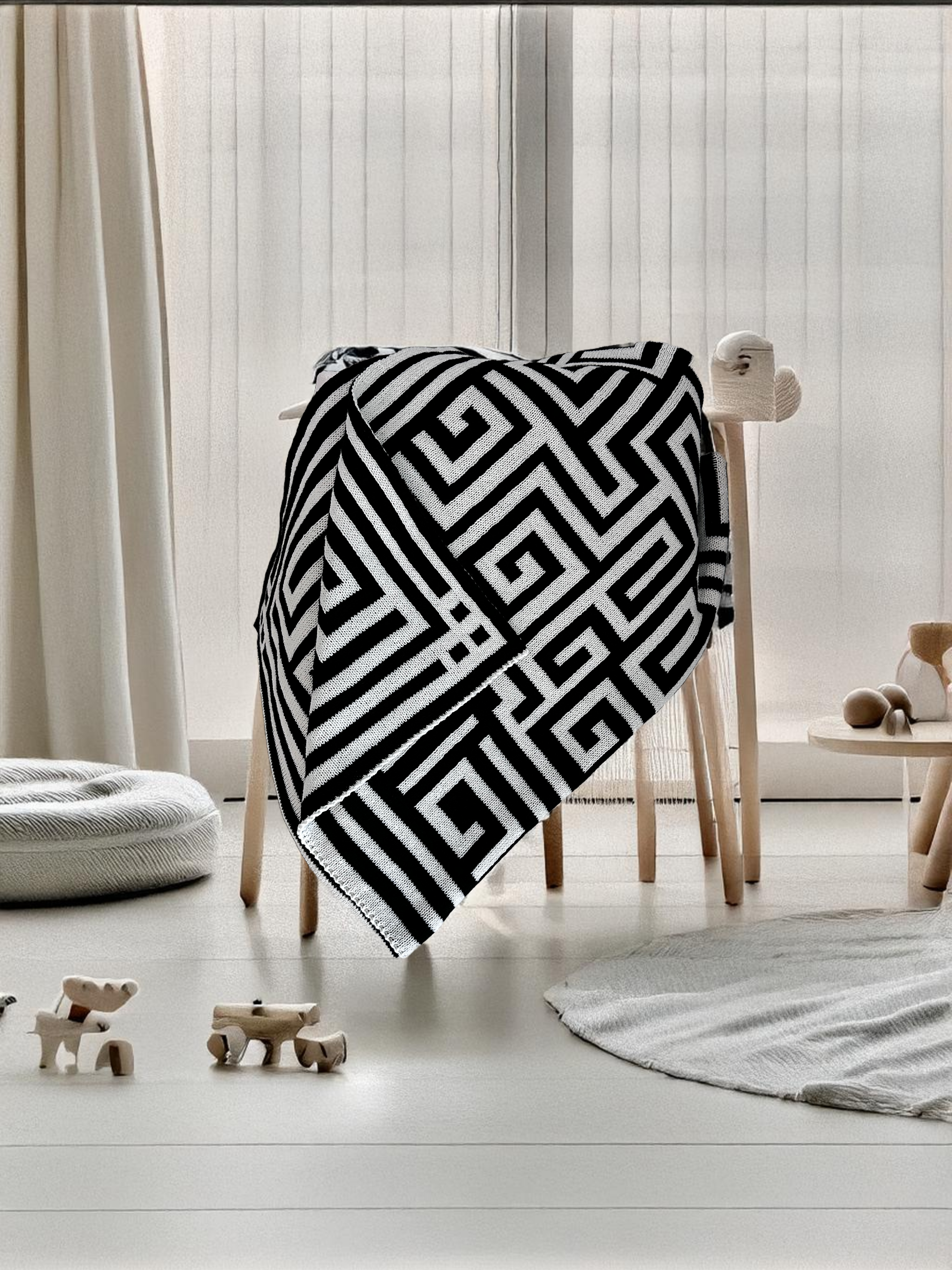 Maze Knit Blanket